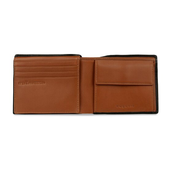 bugatti Roccia Portafoglio Protezione RFID Pelle 11.5 cm