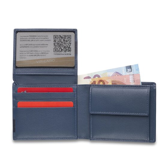 Roncato Monaco Portafoglio Protezione RFID Pelle 9 cm