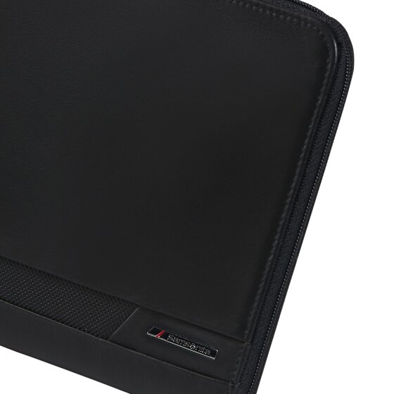 Samsonite Pro-Dlx 6 Borsa da uomo Protezione RFID Vera Pelle 21 cm