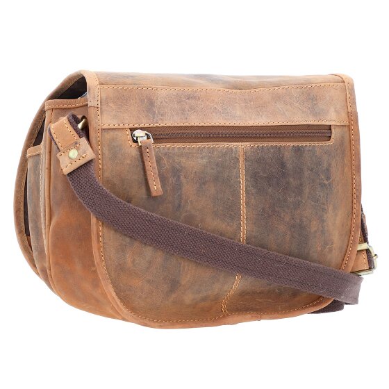 Greenburry Borsa da caccia vintage Borsa a tracolla in pelle 30 cm