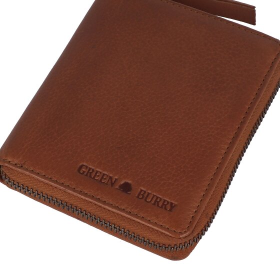 Greenburry Colombiana Portafoglio Protezione RFID Pelle 10.5 cm