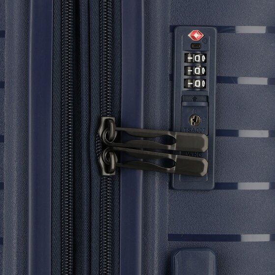 d&n Travel Line 4500 4 ruote Set di valigie 3 pezzi con piega di espansione