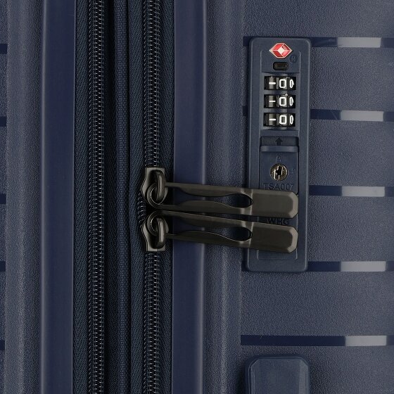 d&n Travel Line 4500 4 ruote Set di valigie 3 pezzi con piega di espansione