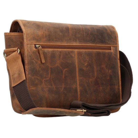 Greenburry Messenger vintage in pelle 34 cm
