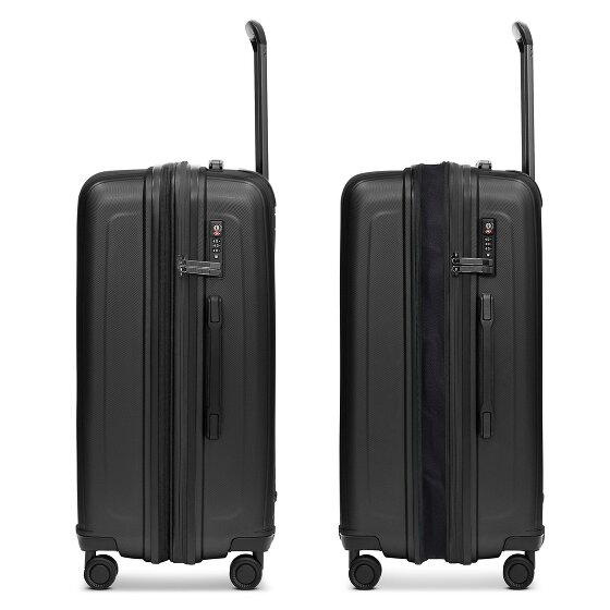 Redolz Essentials 14 4 ruote Set di valigie 3 pezzi con piega di espansione