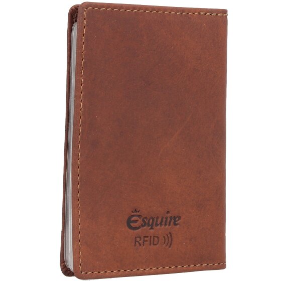 Esquire Dallas Custodia per carta di credito Protezione RFID Pelle 7.5 cm