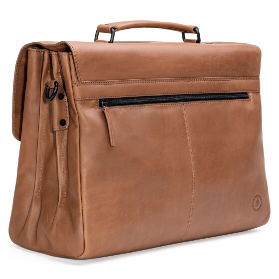 Farmhood Nashville Cartella XXL 3 scomparti in pelle 39 cm