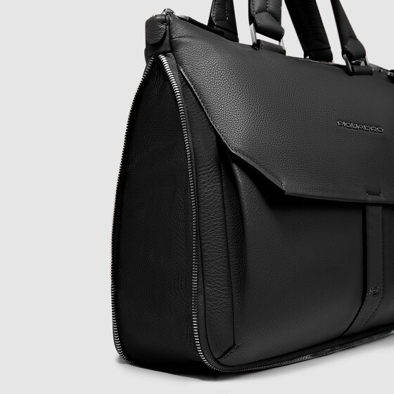 Piquadro Than Valigetta Pelle 26 cm Scomparto per laptop con piega di espansione