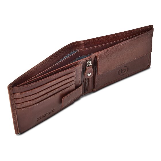 bugatti Valencia Portafoglio Protezione RFID Vera Pelle 12 cm