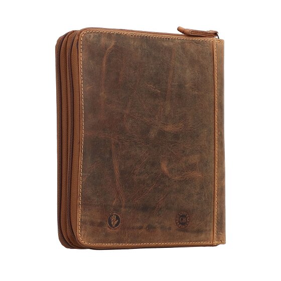 Greenburry Cartella a disco in pelle vintage 24 cm