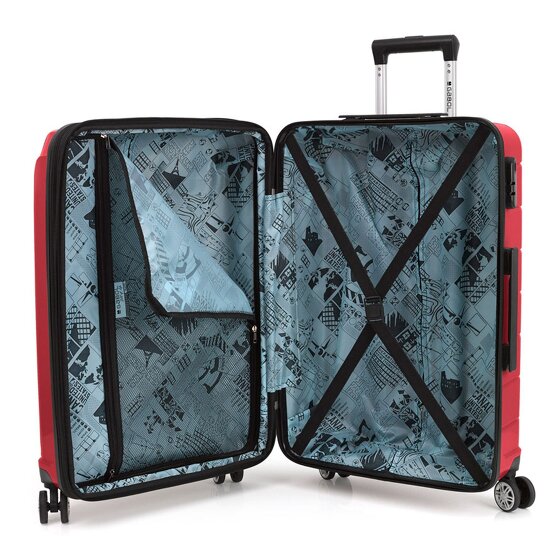 Gabol Midori 4 Roll Suitcase Set 3pcs.