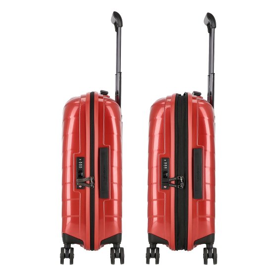Samsonite Attrix 4 ruote Carrello della cabina 55 cm con piega di espansione
