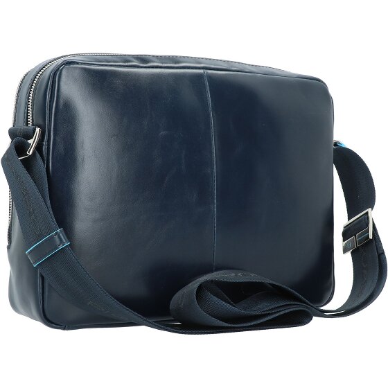 Piquadro Cartella quadrata blu 22 cm