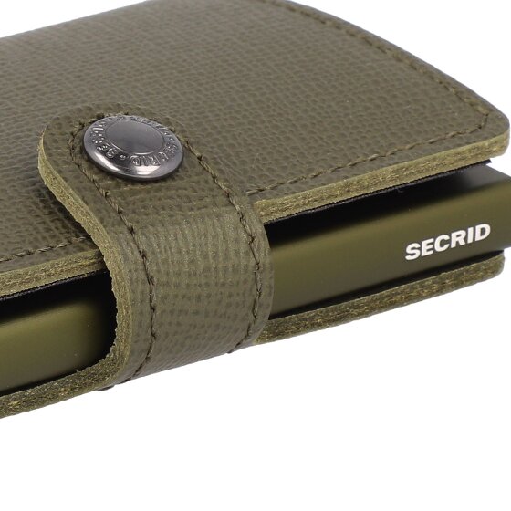 Secrid Miniwallet Crisple Custodia per carte di credito Portafoglio RFID in pelle 6,5 cm