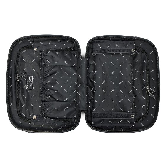 Redolz Set di valigie Essentials 14 a 4 ruote + beauty case 4 pezzi con piega elastica + scomparto per laptop Redolz Set di valigie Essentials 14 a 4 ruote + beauty case 4 pezzi con piega elastica + scomparto per laptop