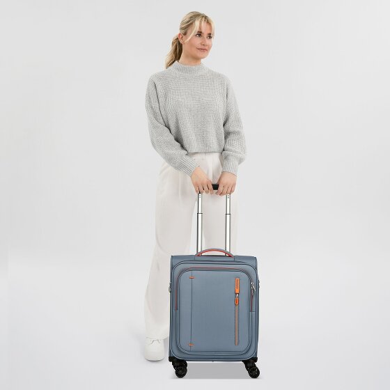 American Tourister Cloudrider 4 ruote Carrello della cabina S 55 cm con piega di espansione