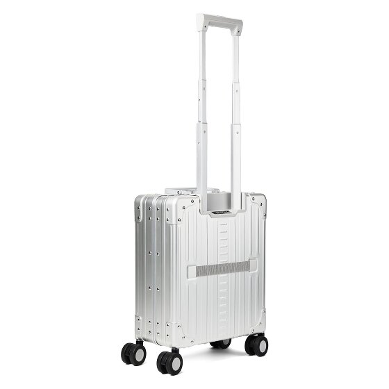 Aleon Trolley cabina Business a 4 ruote in Alluminio, 42 cm, con scomparto per laptop