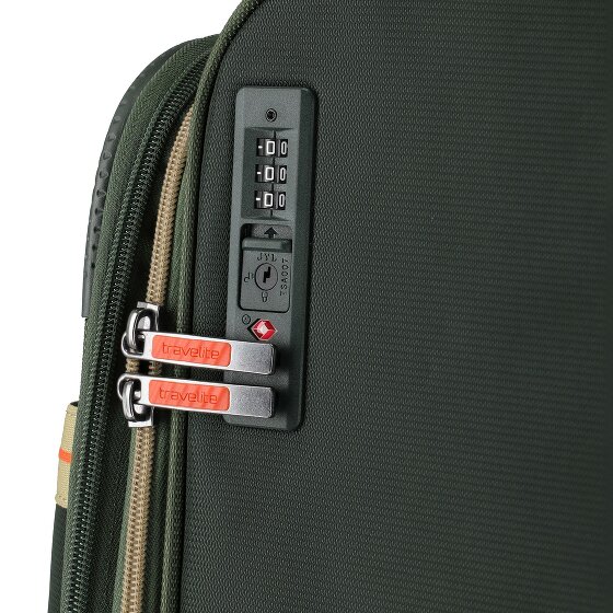 Travelite Color Craze 4 ruote Carrello M 66 cm con piega di espansione