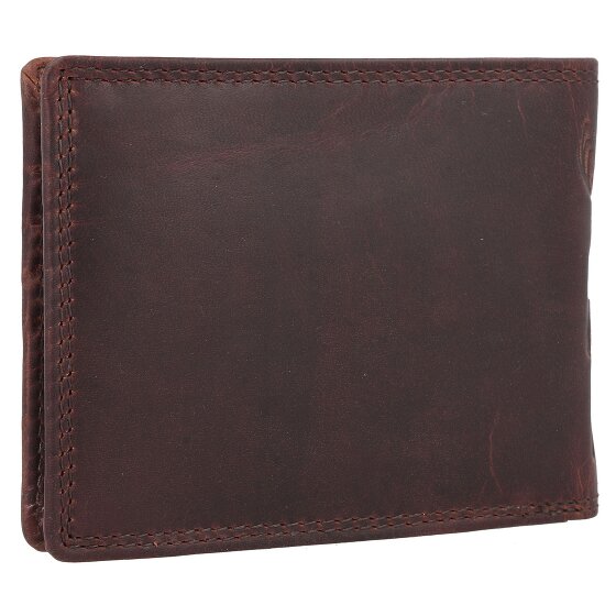 Jack Kinsky Monterey Portafoglio Protezione RFID Pelle 11.5 cm