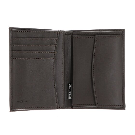 oxmox Leather Portafoglio Protezione RFID Vera Pelle 10 cm