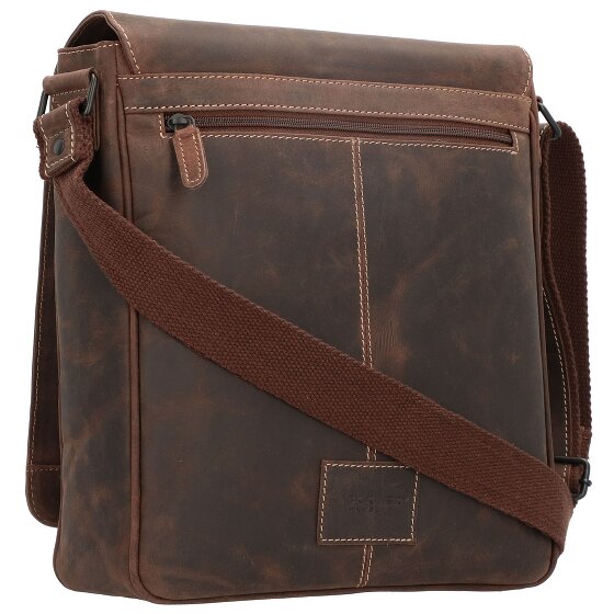 Jack Kinsky Baltimore 4 Borsa a tracolla in pelle 28 cm