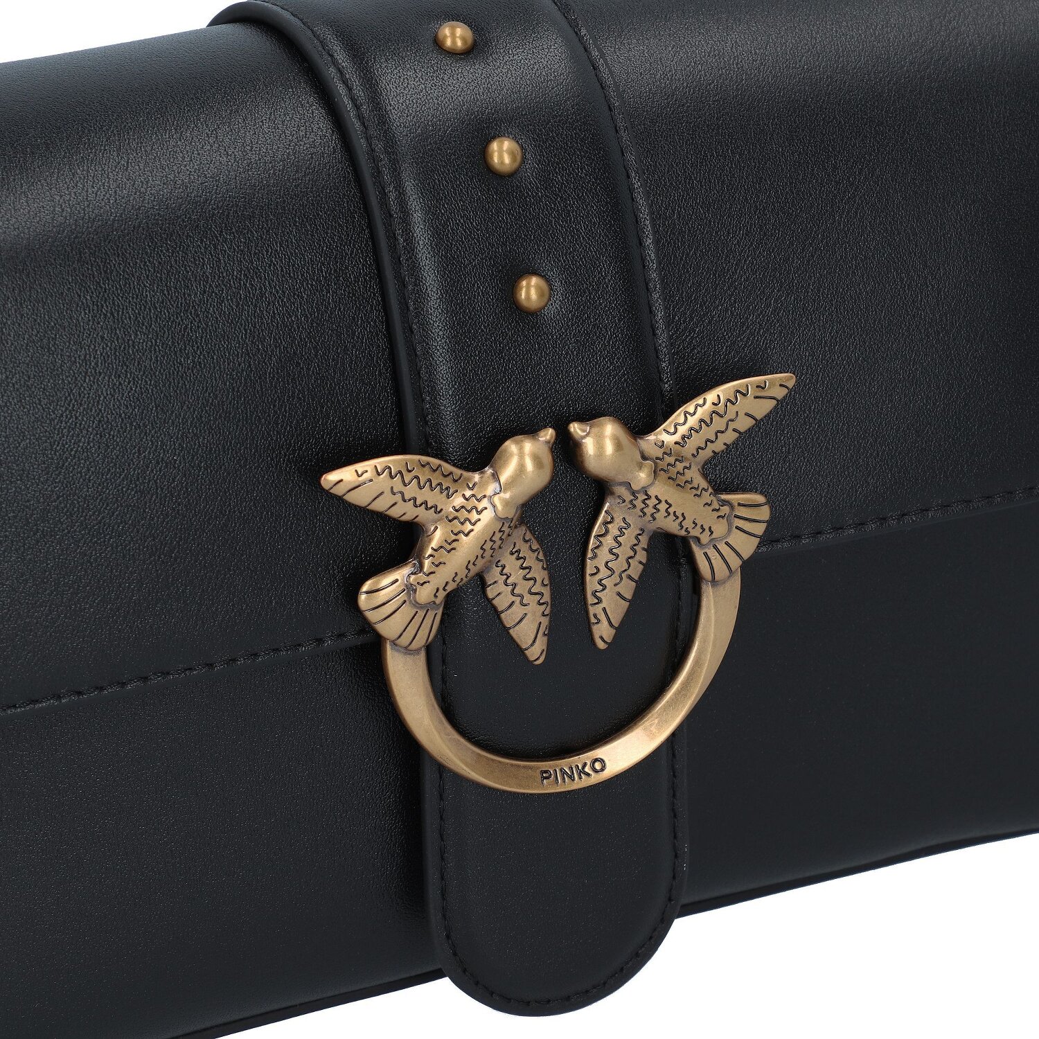 PIECES Raven - Borsa A Tracolla Donna In Pelle Sintetica, 42x32x16 Cm - Capiente Shopping Bag Con Zip, Colore Nero