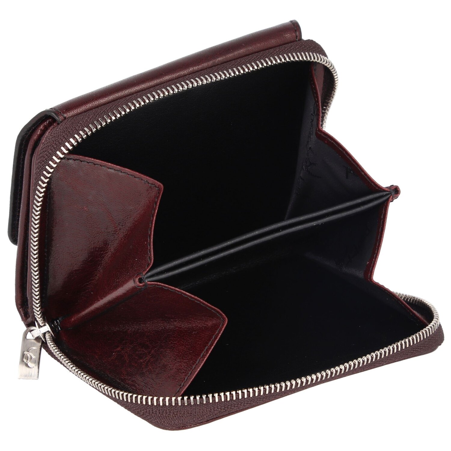Portafoglio Golden Head Colorado Bordeaux con Zip e Protezione RFID