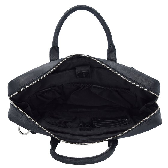 Plevier Vintage London Valigetta Protezione RFID Pelle 41 cm Scomparto per laptop