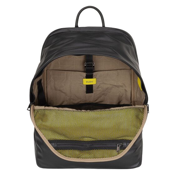 DuDu New York Zaino da giorno Vera Pelle 41 cm Vano porta PC