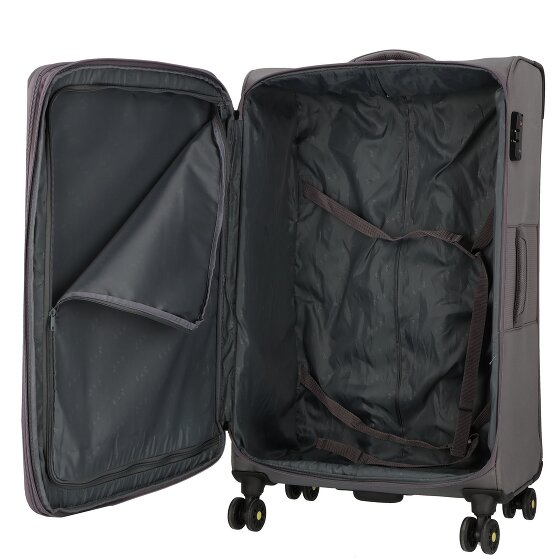 d&n Travel Line 9704 4 ruote Carrello L 78 cm con piega di espansione