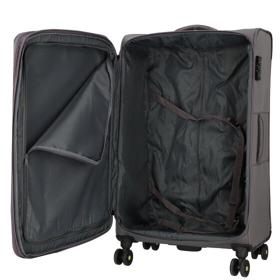 d&n Travel Line 9704 4 ruote Carrello L 78 cm con piega di espansione