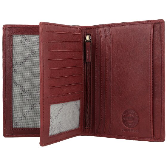 Greenland Nature Custodia per passaporto in pelle RFID di colore morbido 12 cm