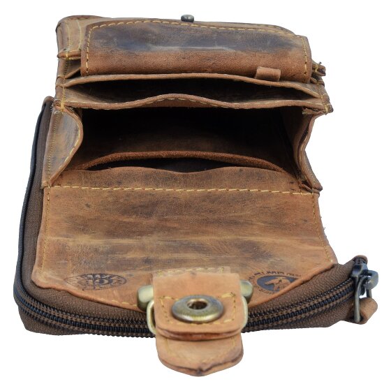 Greenburry Marsupio vintage in pelle 10 cm