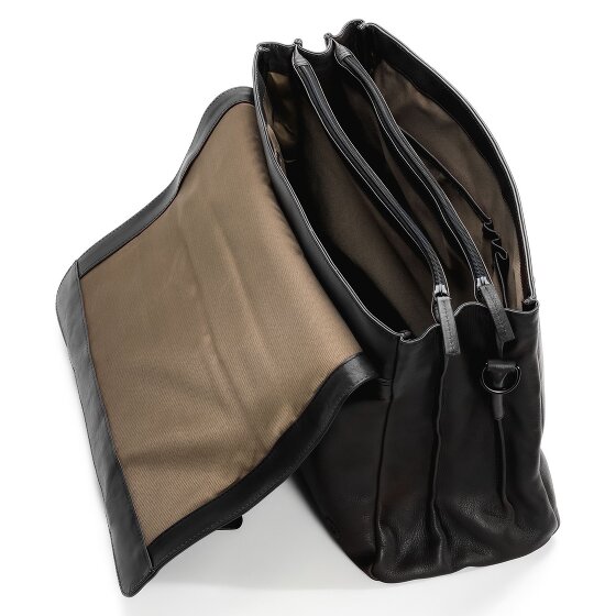 Farmhood Memphis Cartella XXL 3 scomparti in pelle 39 cm