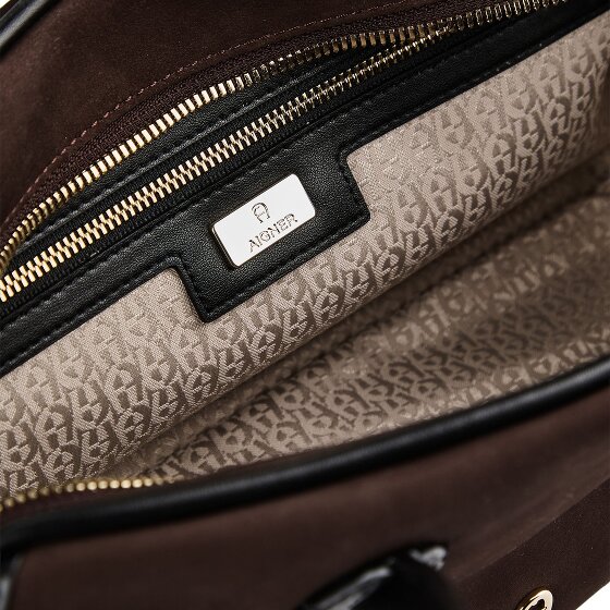 AIGNER Whip Borsa a spalla Vera Pelle 30 cm