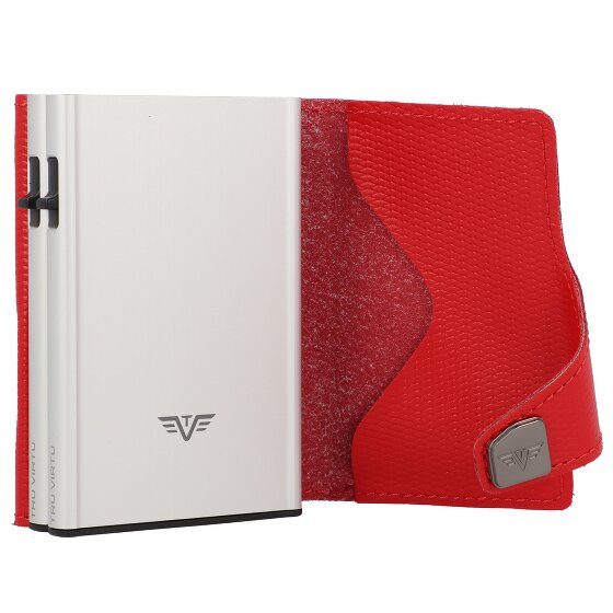 Tru Virtu Custodia per carte di credito Click & Slide Portafoglio RFID in pelle 6,5 cm