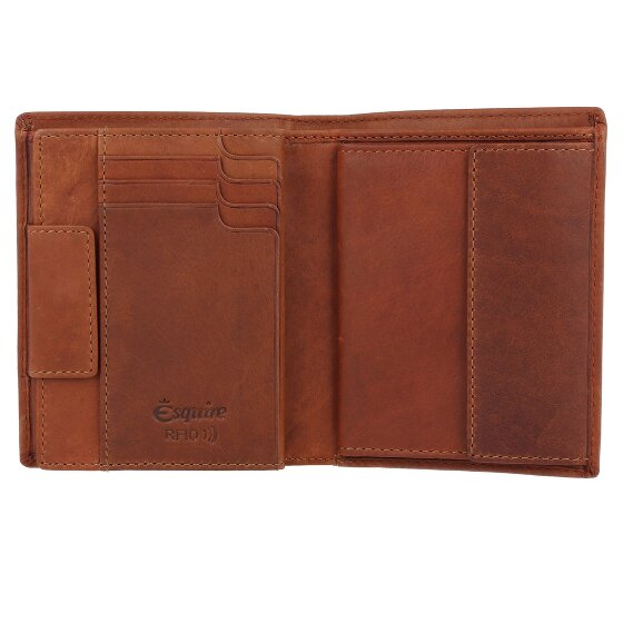 Esquire Dallas Portafoglio Protezione RFID Pelle 10.5 cm