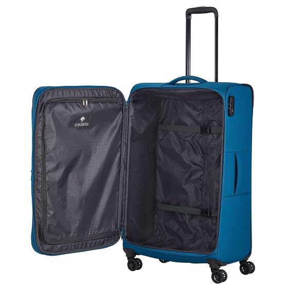 Travelite Chios 4 ruote Carrello L 78 cm con piega di espansione