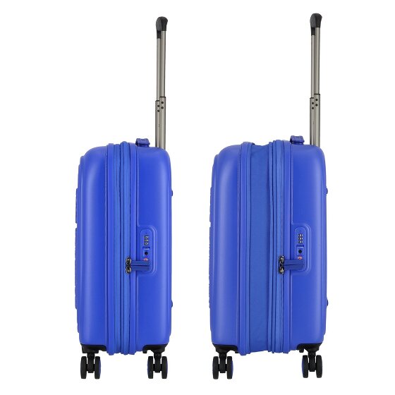 Mandarina Duck Logoduck Carrello cabina a 4 ruote 55 cm
