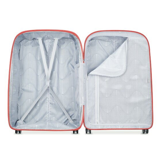 Delsey Paris Carrello Clavel a 4 ruote da 83 cm con piega ad espansione