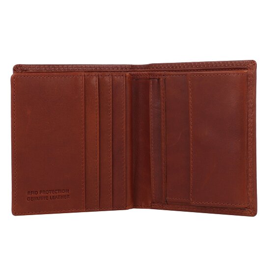 Greenburry Vintage Portafoglio Protezione RFID Pelle 9.5 cm