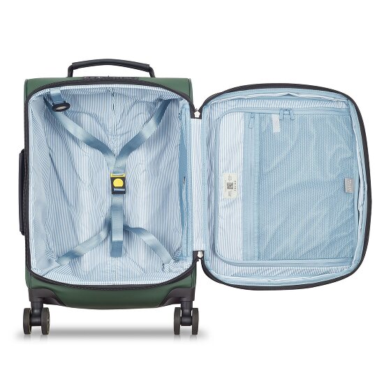 Delsey Paris Turenne Soft 4 ruote Carrello della cabina 55 cm con piega di espansione
