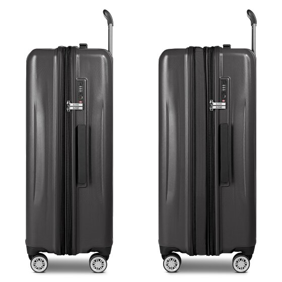 Bric's Cervia 2.0 4 ruote Carrello L 77 cm con piega di espansione
