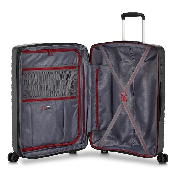 Roncato Wave 4 ruote Set di valigie 3 pezzi con piega di espansione