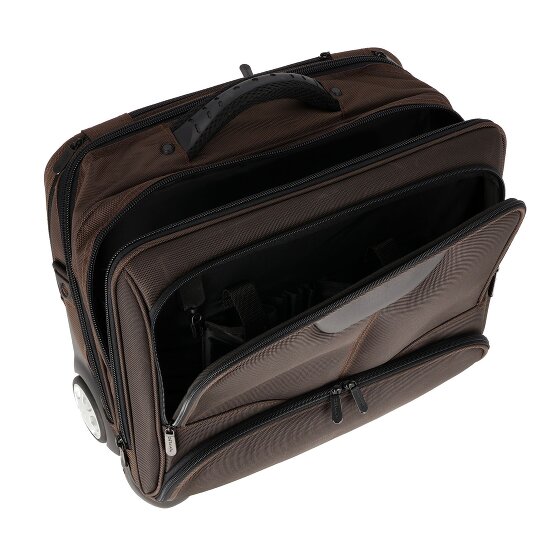 Dermata 2 ruote Trolley business 41 cm Vano porta PC