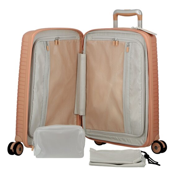 Jump Evae 4 ruote Set di valigie 3 pezzi con piega di espansione Jump Evae 4 ruote Set di valigie 3 pezzi con piega di espansione