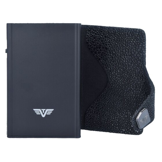 Tru Virtu Click & Slide Sting Custodia per carte di credito in pelle Portafoglio 6,5 cm