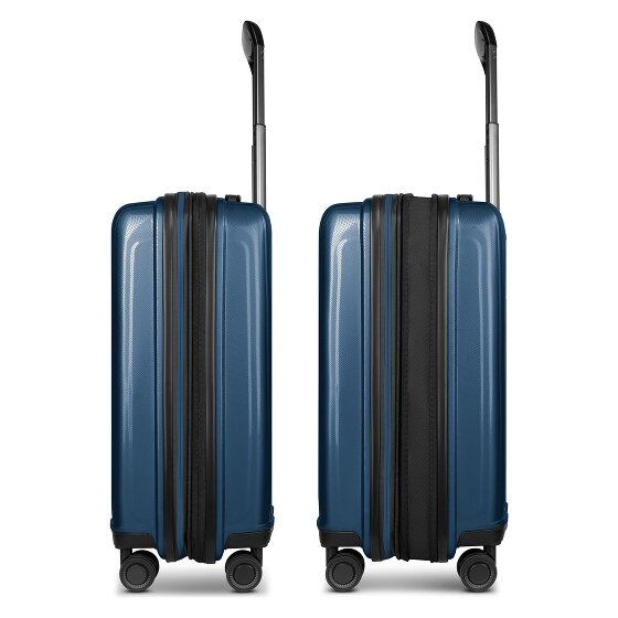 Redolz Essentials 14 4 ruote Set di valigie 3 pezzi con piega di espansione