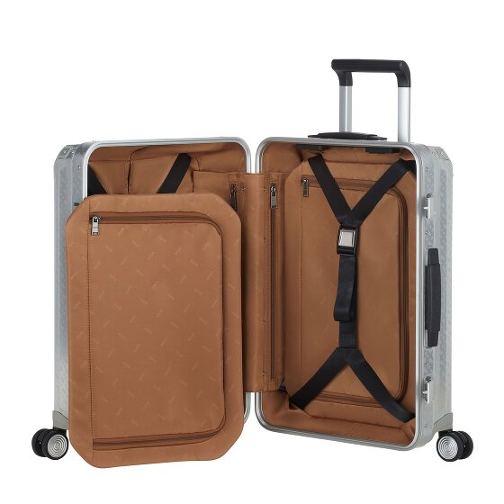 Samsonite Lite-Box Alu Boss Edition 4 ruote Trolley cabina 55 cm