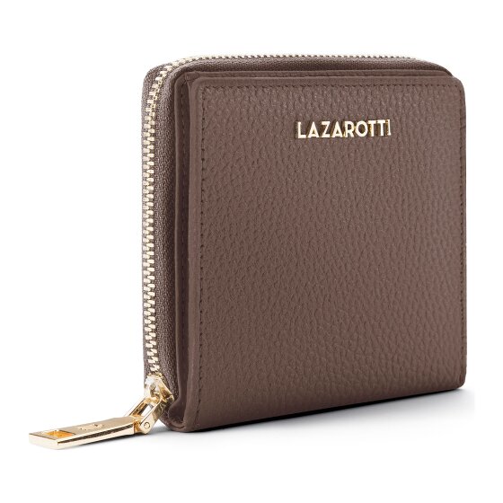 Lazarotti Bologna Portafoglio medio con zip in pelle 10 cm